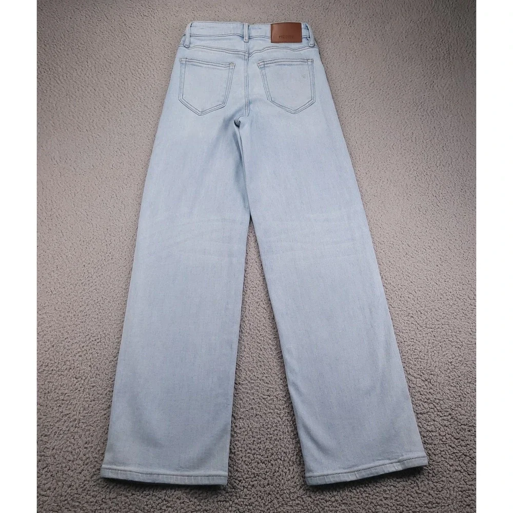 HIDDEN x Altar'd State Jeans Size 24 Wide Leg Light Wash Stretch Denim